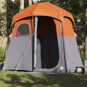 Tienda de ducha para 2 personas impermeable gris-naranja de , Tiendas de campaña - Ref: Foro24-4009535, Precio: 137,34 €, Des...