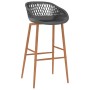 Kitchen stools 4 units gray by , Kitchen stools - Ref: Foro24-248166, Price: 231,47 €, Discount: %