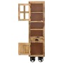 Rollwagen aus massivem, grobem Mangoholz 38x30x143 cm | Foro24|Onlineshop| Casa, Jardín y Más Foro24.es