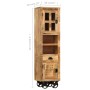 Rollwagen aus massivem, grobem Mangoholz 38x30x143 cm von , Sideboards - Ref: Foro24-285828, Preis: 343,64 €, Rabatt: %