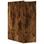 Narrow bathroom cabinet with smoked oak wood and wheels | Foro24|Onlineshop| Casa, Jardín y Más Foro24.es