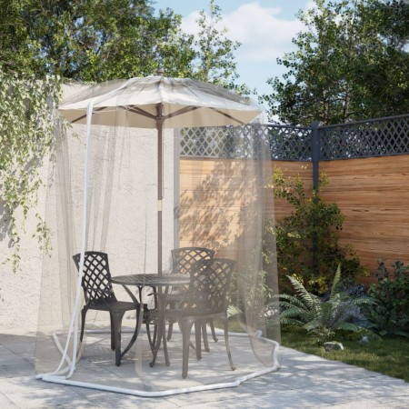 Mosquitera para sombrilla 220 malla blanca Φ300x230 cm de , Mosquiteras - Ref: Foro24-4010040, Precio: 32,32 €, Descuento: %