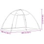 Mongolia 220 mesh white mosquito net with doors 200x200x130 cm by , Mosquito nets - Ref: Foro24-4010049, Price: 26,57 €, Disc...