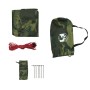 Waterproof camouflage camping tarp 306x306 cm by , tents - Ref: Foro24-4009593, Price: 43,83 €, Discount: %