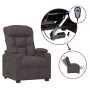 Sillón reclinable eléctrico tela marrón oscuro de , Sillones - Ref: Foro24-3098820, Precio: 232,99 €, Descuento: %