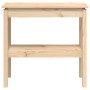 Solid pine wood console table 80x40x75 cm by , Side tables - Ref: Foro24-814304, Price: 67,59 €, Discount: %