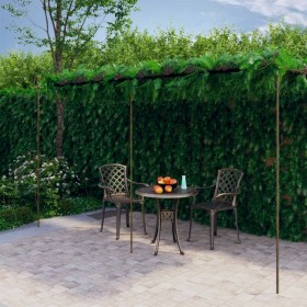 Antique brown garden pergola 6x3x2.5 m iron by vidaXL, Pergolas, arches and garden trellises - Ref: Foro24-313999, Price: 201...