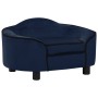 Plush blue dog sofa 67x47x36 cm by , Beds for dogs - Ref: Foro24-171088, Price: 89,99 €, Discount: %