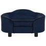 Plush blue dog sofa 67x47x36 cm by , Beds for dogs - Ref: Foro24-171088, Price: 89,99 €, Discount: %