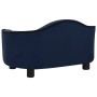 Plush blue dog sofa 67x47x36 cm by , Beds for dogs - Ref: Foro24-171088, Price: 89,99 €, Discount: %