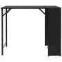 Juego de comedor de jardín plegable 5 piezas ratán PE negro | Foro24|Onlineshop| Casa, Jardín y Más Foro24.es