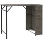 Folding 5-piece PE gray rattan garden dining set | Foro24|Onlineshop| Casa, Jardín y Más Foro24.es