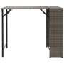 Juego de comedor de jardín plegable 5 piezas ratán PE gris de , Conjuntos de jardín - Ref: Foro24-365946, Precio: 166,04 €, D...