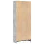 Estantería de madera de ingeniería gris hormigón 60x24x143 cm de , Librerías y estanterías - Ref: Foro24-857815, Precio: 61,4...