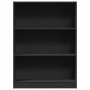 Schwarzes Regal aus Ingenieurholz 80x24x109 cm von , Bücherregale und Regale - Ref: Foro24-857836, Preis: 59,65 €, Rabatt: %