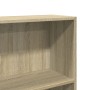 Engineered wood bookshelf in Sonoma oak, 80x24x176 cm. by , Bookcases and shelves - Ref: Foro24-857855, Price: 77,31 €, Disco...