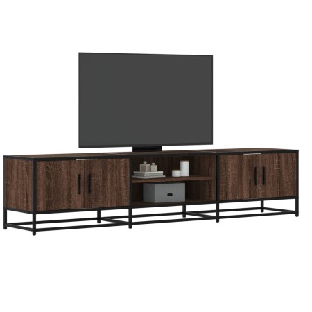 TV stand made of engineered wood in brown oak, 180x35x41 cm by , TV Furniture - Ref: Foro24-3300779, Price: 137,93 €, Discoun...