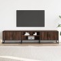 TV stand made of engineered wood in brown oak, 180x35x41 cm by , TV Furniture - Ref: Foro24-3300779, Price: 137,93 €, Discoun...