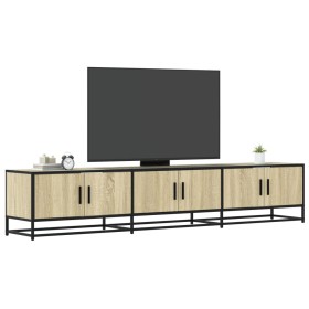 TV stand made of engineered wood in Sonoma oak