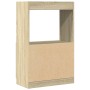 Aparador alto madera ingeniería roble Sonoma 63x33x100 cm de , Librerías y estanterías - Ref: Foro24-855099, Precio: 68,16 €,...