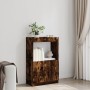 Engineered wood smoked oak sideboard 63x33x100 cm by , Bookcases and shelves - Ref: Foro24-855101, Price: 68,16 €, Discount: %