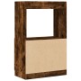 Aparador de madera de ingeniería roble ahumado 63x33x100 c de , Librerías y estanterías - Ref: Foro24-855101, Precio: 68,16 €...