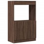 Aparador de madera de ingeniería marrón roble 63x33x100 cm de , Librerías y estanterías - Ref: Foro24-855103, Precio: 69,97 €...