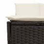 Acacia wood and black synthetic rattan whirlpool bathtub edge by , Pool and spa accessories - Ref: Foro24-3270644, Price: 441...