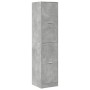 Armario botiquín madera ingeniería gris hormigón 40x41x144,5 cm de , Taquillas y armarios de almacenamiento - Ref: Foro24-330...