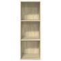 Engineered wood bookshelf in Sonoma oak, 40x30x114 cm. by , Bookcases and shelves - Ref: Foro24-857869, Price: 46,45 €, Disco...