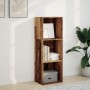 Engineered wood bookshelf in aged color, 40x30x114 cm by , Bookcases and shelves - Ref: Foro24-857874, Price: 46,40 €, Discou...