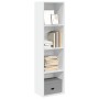 White engineered wood shelf 40x30x152 cm by , Bookcases and shelves - Ref: Foro24-857876, Price: 59,81 €, Discount: %