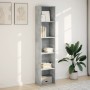 Engineered wood bookshelf in gray concrete 40x30x189 cm by , Bookcases and shelves - Ref: Foro24-857888, Price: 71,04 €, Disc...