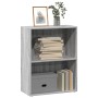 Engineered wood bookshelf in Sonoma grey, 60x30x77 cm. by , Bookcases and shelves - Ref: Foro24-857895, Price: 43,67 €, Disco...