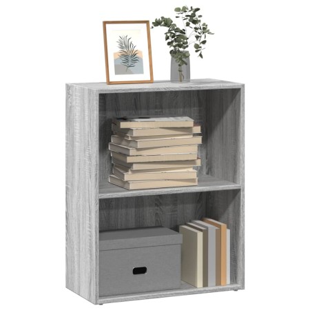 Estantería de madera de ingeniería gris Sonoma 60x30x77 cm de , Librerías y estanterías - Ref: Foro24-857895, Precio: 43,67 €...