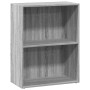 Estantería de madera de ingeniería gris Sonoma 60x30x77 cm de , Librerías y estanterías - Ref: Foro24-857895, Precio: 43,67 €...