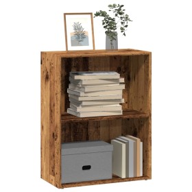 Engineered wood bookshelf in aged color, 60x30x77 cm by , Bookcases and shelves - Ref: Foro24-857897, Price: 42,57 €, Discoun...