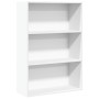 Estantería de madera de ingeniería blanca 80x30x114 cm de , Librerías y estanterías - Ref: Foro24-857931, Precio: 64,12 €, De...