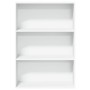 Estantería de madera de ingeniería blanca 80x30x114 cm de , Librerías y estanterías - Ref: Foro24-857931, Precio: 64,12 €, De...