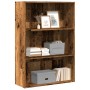 Engineered wood bookshelf in aged color, 80x30x114 cm | Foro24|Onlineshop| Casa, Jardín y Más Foro24.es