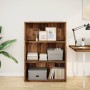 Engineered wood bookshelf in aged color, 80x30x114 cm by , Bookcases and shelves - Ref: Foro24-857938, Price: 62,40 €, Discou...