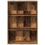 Engineered wood bookshelf in aged color, 80x30x114 cm by , Bookcases and shelves - Ref: Foro24-857938, Price: 62,40 €, Discou...