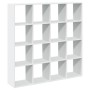 White engineered wood bookshelf 137.5x29x137.5 cm by , Bookcases and shelves - Ref: Foro24-3310289, Price: 143,28 €, Discount: %