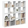 Estantería librería madera ingeniería blanca 137,5x29x137,5 cm de , Librerías y estanterías - Ref: Foro24-3310289, Precio: 14...