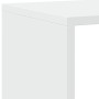 White engineered wood bookshelf 137.5x29x137.5 cm by , Bookcases and shelves - Ref: Foro24-3310289, Price: 143,28 €, Discount: %