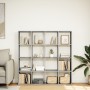 Engineered wood Sonoma gray bookshelf 137.5x29x137.5 cm | Foro24|Onlineshop| Casa, Jardín y Más Foro24.es