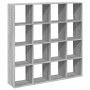 Engineered wood Sonoma gray bookshelf 137.5x29x137.5 cm | Foro24|Onlineshop| Casa, Jardín y Más Foro24.es