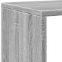 Engineered wood Sonoma gray bookshelf 137.5x29x137.5 cm | Foro24|Onlineshop| Casa, Jardín y Más Foro24.es