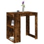 Mesa alta de bar madera ingeniería roble ahumado 102x70x103,5cm | Foro24|Onlineshop| Casa, Jardín y Más Foro24.es