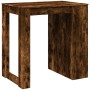 Mesa alta de bar madera ingeniería roble ahumado 102x70x103,5cm de , Mesas de cocina y de comedor - Ref: Foro24-3309325, Prec...